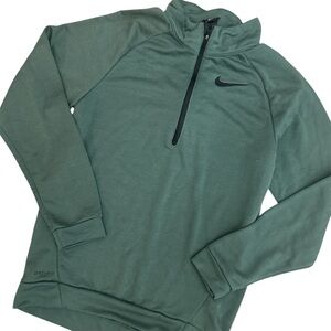 Nike Olive Green Half-Zip Pullover